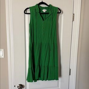 Calvin Klein Green Sleeveless Mini Dress